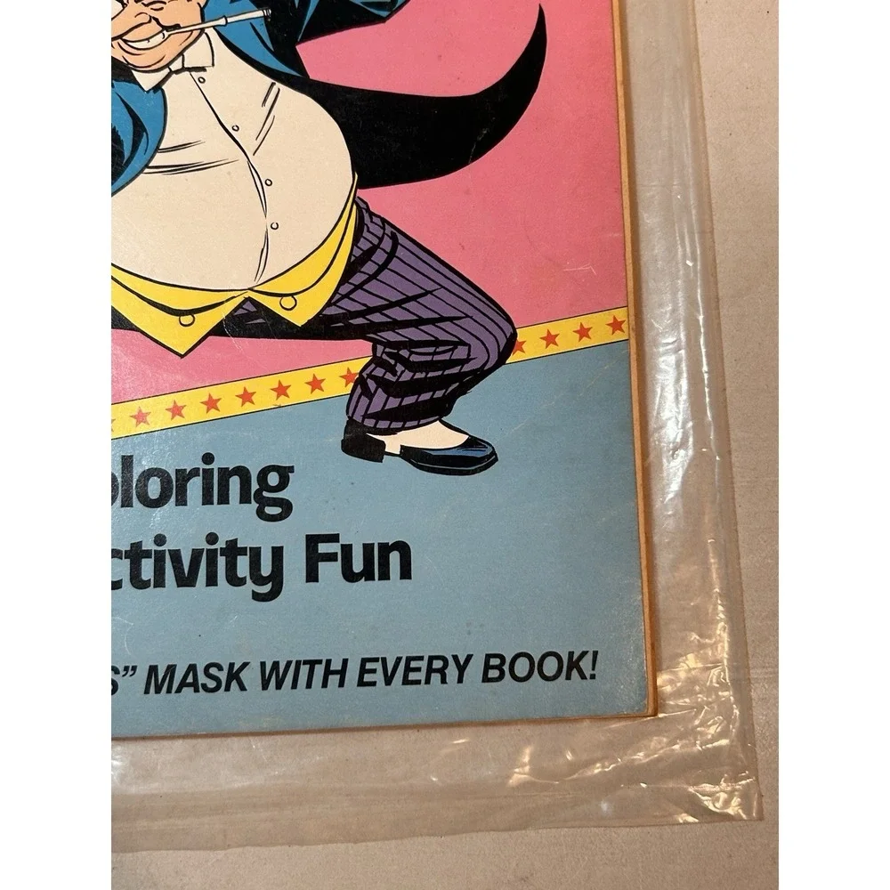 Vintage Penguin Super Powers Coloring and Activity Book 1984 Unused RARE DC